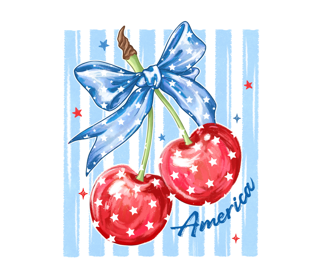 American Cherry Baby Tee