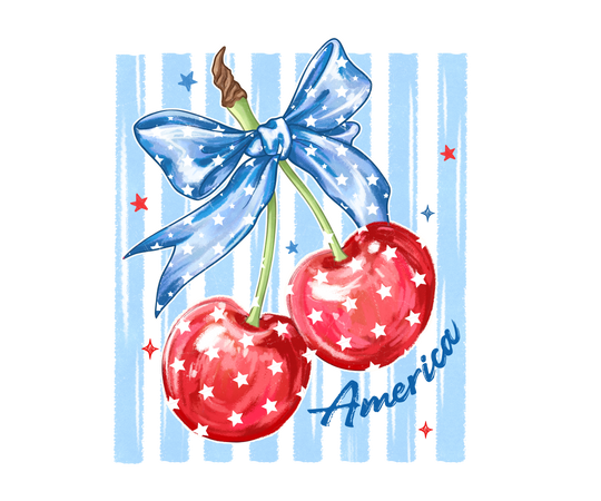 American Cherry Baby Tee