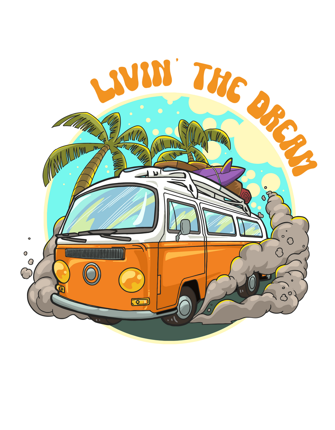 Livin' the Dream Tee 38193953301770527972 24 T-Shirt Worlds Worst Tees