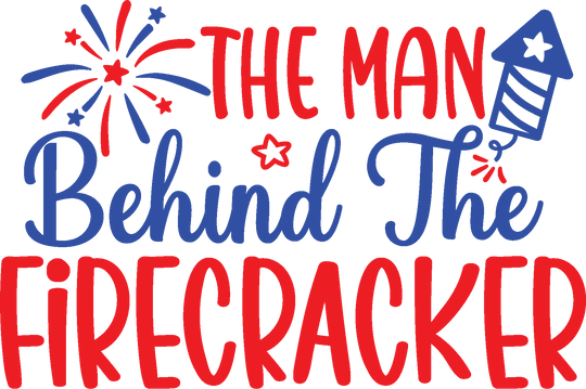 Man Behind the Firecracker Tee: Unisex heavy cotton tee with no side seams, tape on shoulders for durability, and ribbed knit collar. Medium weight fabric, classic fit, true to size.