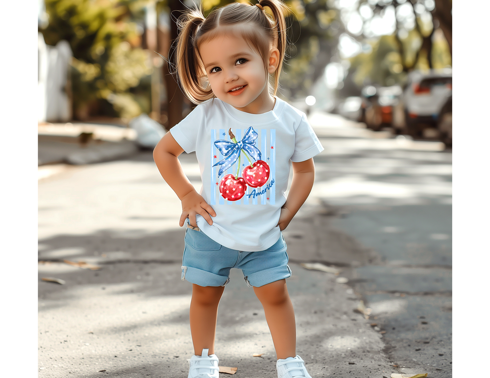 American Cherry Toddler Tee
