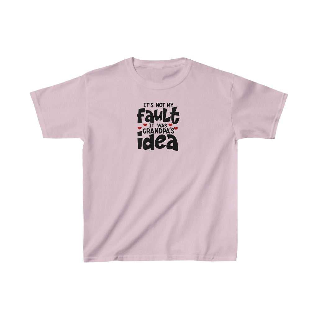 It Was Grandpa's Idea Kids Tee 10864906481480833668 18 Kids clothes Worlds Worst Tees