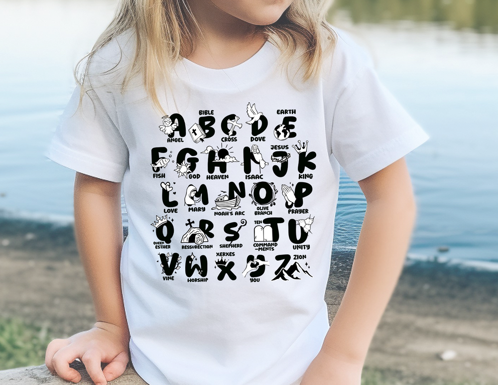 Bible Alphabet Toddler Tee