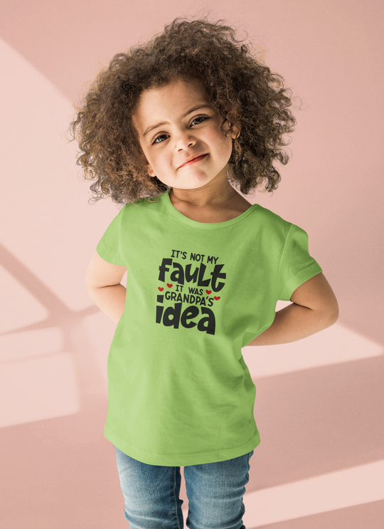 It Was Grandpa's Idea Kids Tee 10864906481480833668 18 Kids clothes Worlds Worst Tees