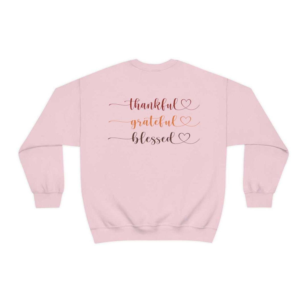 Thankful Grateful Blessed Crewneck 28847647374454151807 44 Sweatshirt Worlds Worst Tees
