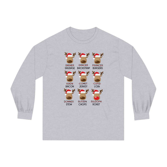 Reindeer Names Long Sleeve Tee 97263980028242722334 28 Long-sleeve Worlds Worst Tees