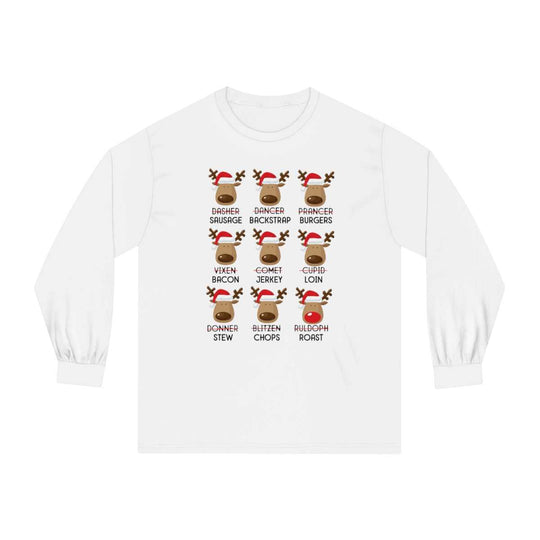 Reindeer Names Long Sleeve Tee 97263980028242722334 28 Long-sleeve Worlds Worst Tees