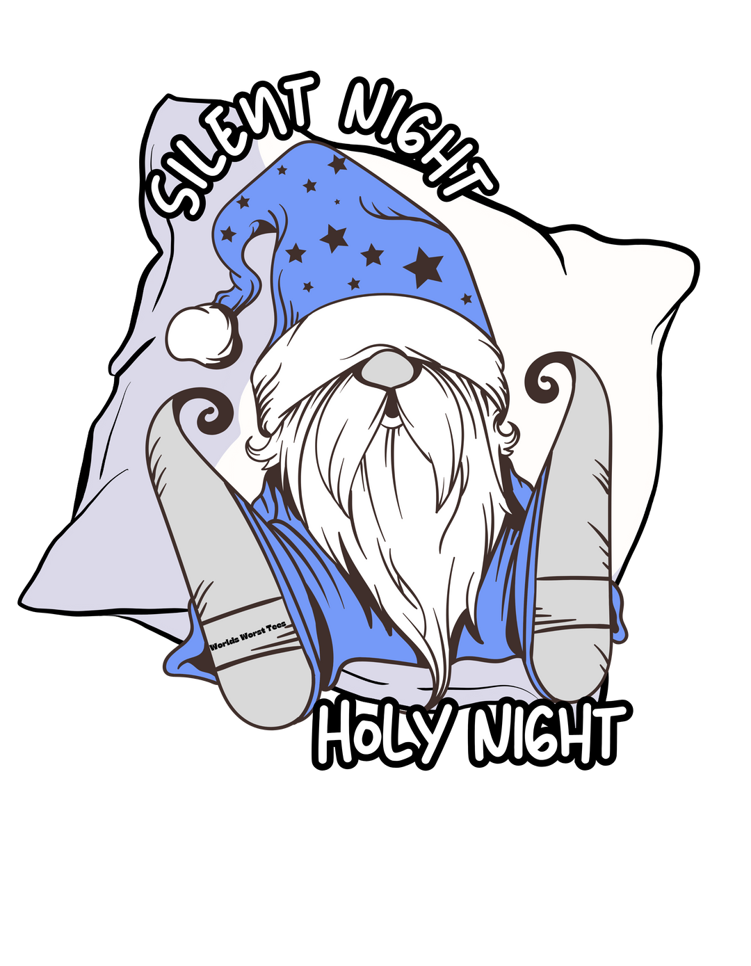 Silent Night Gnome Hoodie