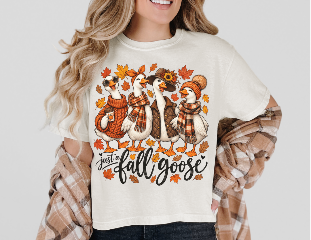 Just a Fall Goose Tee