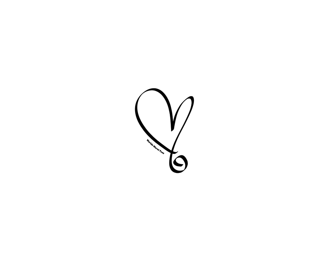 A relaxed fit I am Beautiful Tee in black and white, featuring a heart-shaped logo design on 100% ring-spun cotton. Medium weight, garment-dyed for coziness and durability. No side-seams for a tubular shape.