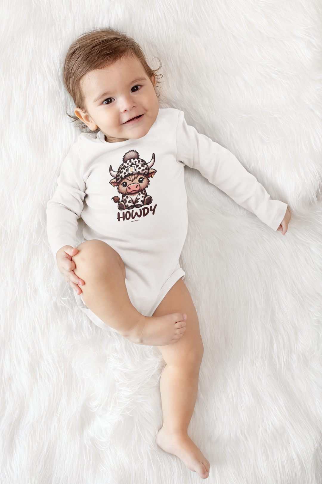 Howdy Long Sleeve Onesie