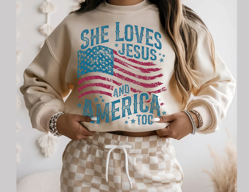 She Loves Jesus and America Crew