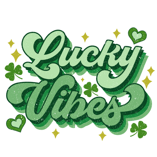 Good Day Lucky Day Hoodie featuring green clovers, stars, and a yellow diamond design, perfect for a cozy, stylish look.