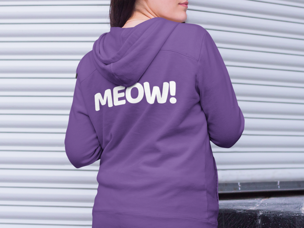 MEOW! Full Zip Hoodie 93866298836701507957 44 Hoodie Worlds Worst Tees