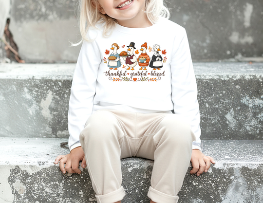 Thankful Goose Toddler Long Sleeve Tee