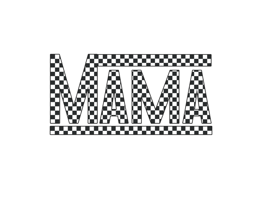 A black and white checkered Vans Mama Hoodie, a cozy blend of cotton and polyester with a kangaroo pocket and drawstring hood. Classic fit, tear-away label, ideal for printing.