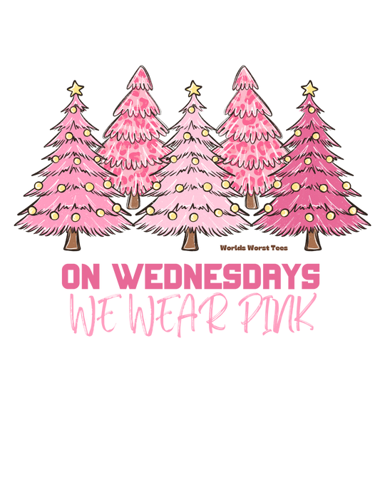 Unisex pink Christmas crewneck sweatshirt with ribbed collar. 50% cotton, 50% polyester blend, loose fit, medium-heavy fabric. Sewn-in label, sizes S-5XL. Comfortable and stylish.
