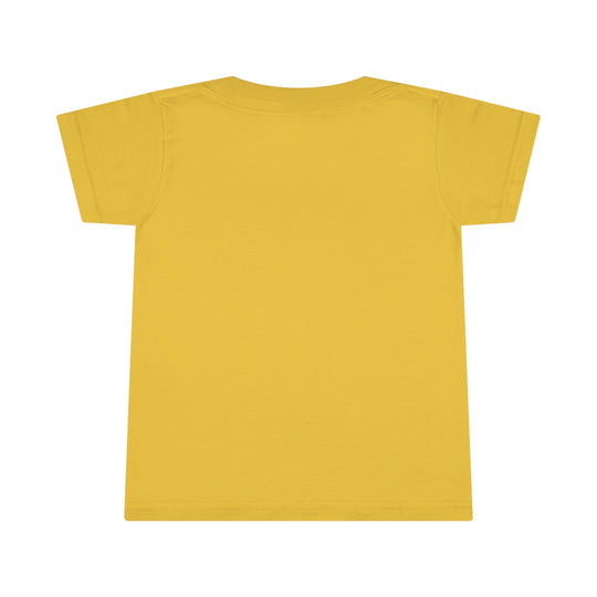 Toddler tee with Cousin Crew design, Gildan 64500P. Classic fit, 100% Ringspun cotton, 3/4 double-needle collar, double-needle hems for durability. Ideal for playful kids.