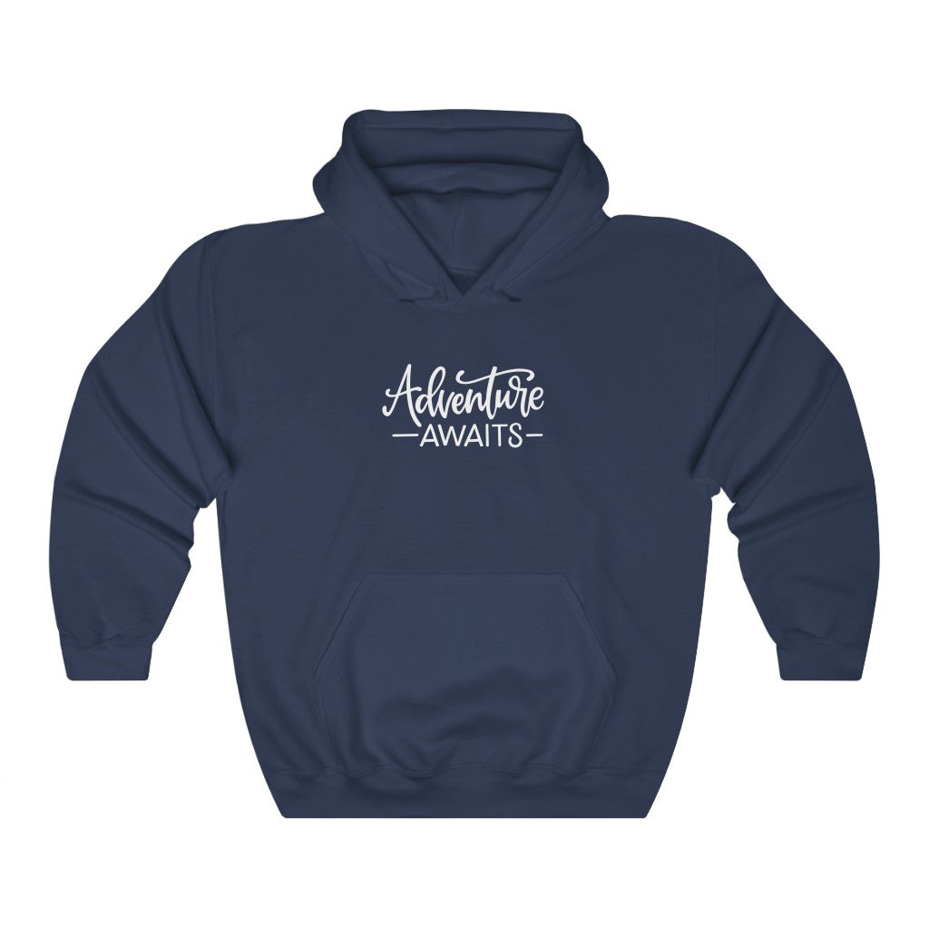 Adventure Awaits- Hooded Sweatshirt - huserdesigns