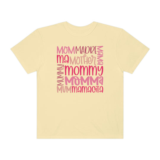 A relaxed fit Mama Tee in 100% ring-spun cotton, featuring double-needle stitching for durability and a seamless design for comfort. From Worlds Worst Tees, your go-to for unique graphic t-shirts.