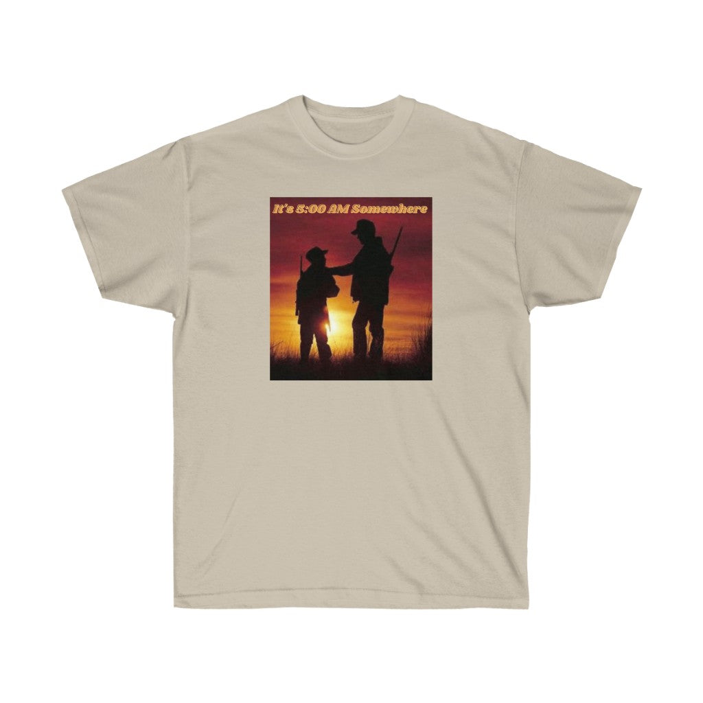 It's 5am Somewhere - Unisex Ultra Cotton Tee - huserdesigns