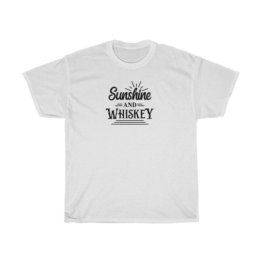 Sunshine and Whiskey- Unisex Heavy Cotton Tee - huserdesigns