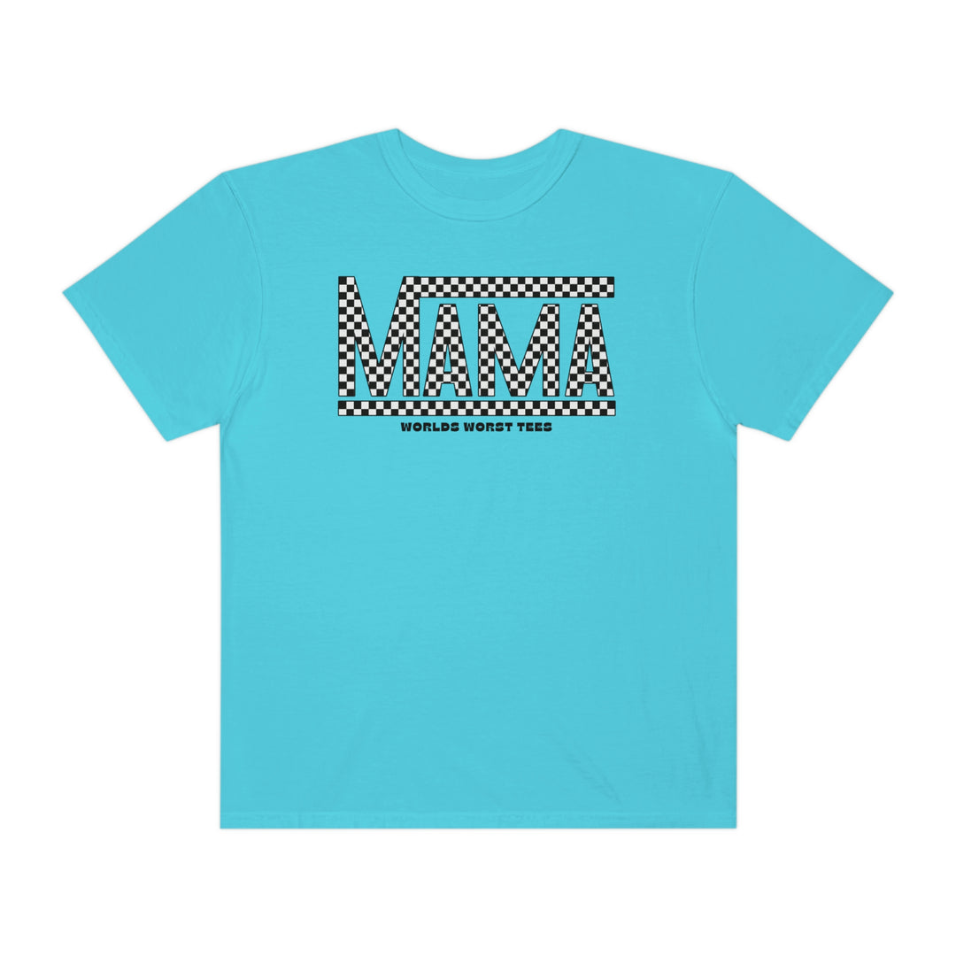 Relaxed fit Vans Mama Tee, 100% ring-spun cotton, medium weight, durable double-needle stitching, tubular shape, no side-seams, cozy garment-dyed fabric.