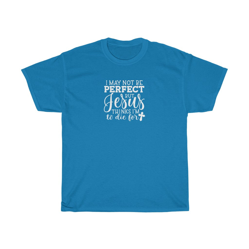 I May Not Be Perfect-  Unisex Heavy Cotton Tee - huserdesigns