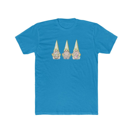Happy Easter Gnome-  Cotton Crew Tee - huserdesigns