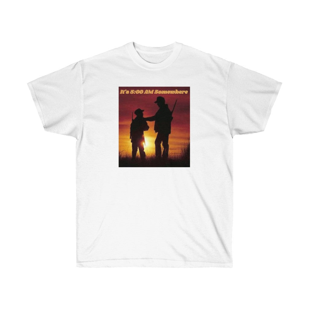 It's 5am Somewhere - Unisex Ultra Cotton Tee - huserdesigns