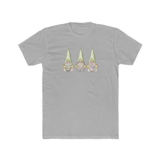 Happy Easter Gnome-  Cotton Crew Tee - huserdesigns
