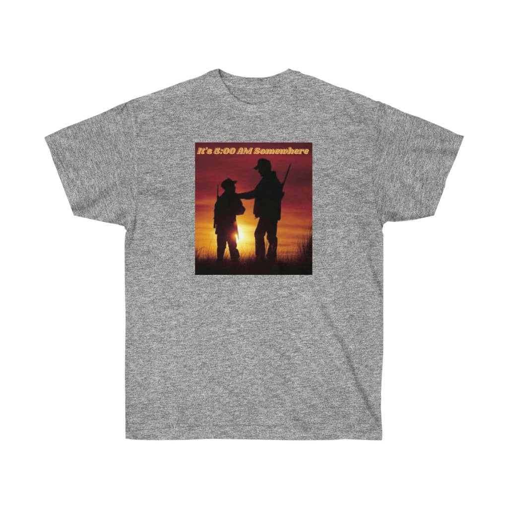 It's 5am Somewhere - Unisex Ultra Cotton Tee - huserdesigns