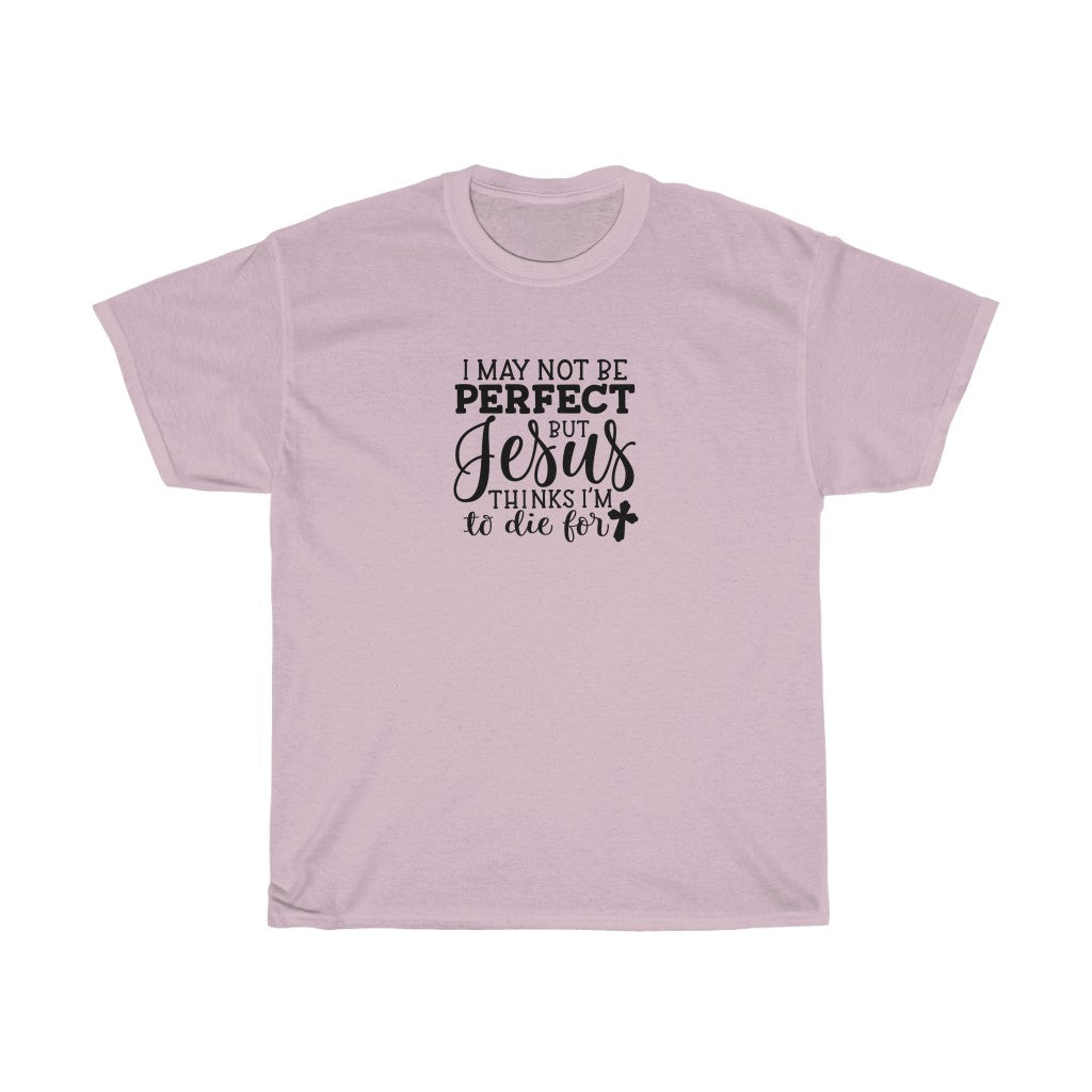 I May Not Be Perfect-  Unisex Heavy Cotton Tee - huserdesigns