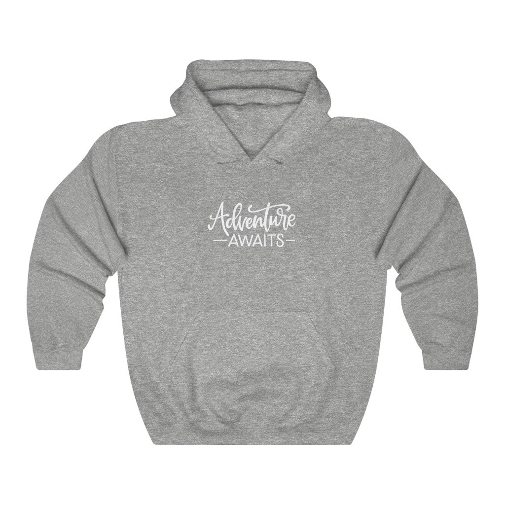 Adventure Awaits- Hooded Sweatshirt - huserdesigns