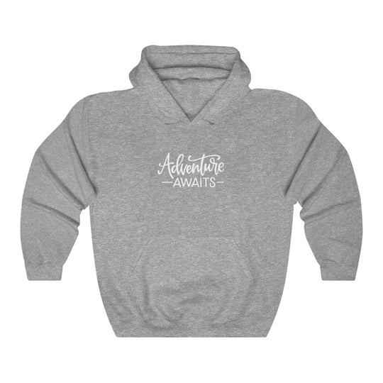 Adventure Awaits- Hooded Sweatshirt - huserdesigns