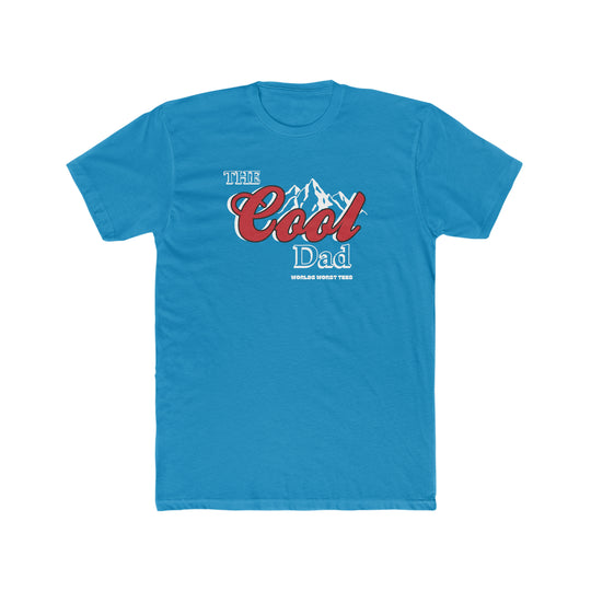 A relaxed fit, medium-weight Cool Dad Tee in 100% ring-spun cotton. Garment-dyed for coziness, double-needle stitching for durability, and seamless design for a tubular shape. Sizes XS to 4XL.