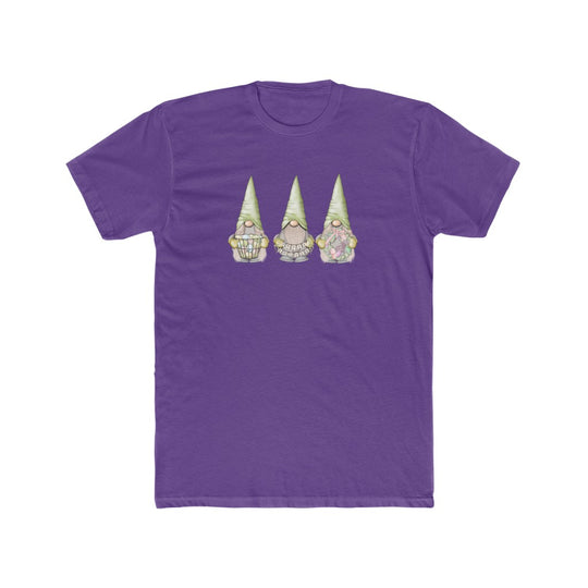 Happy Easter Gnome-  Cotton Crew Tee - huserdesigns