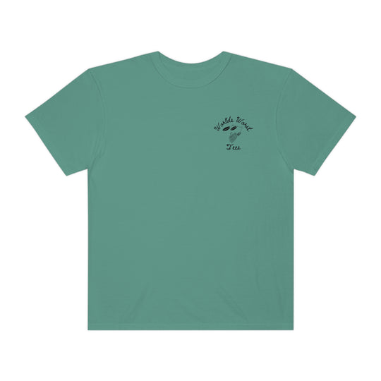 A ring-spun cotton Bait Fishin Tee, garment-dyed for coziness. Relaxed fit, double-needle stitching, no side-seams for durability and shape. Sizes S to 3XL.