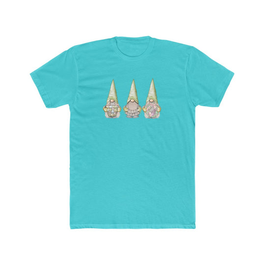 Happy Easter Gnome-  Cotton Crew Tee - huserdesigns