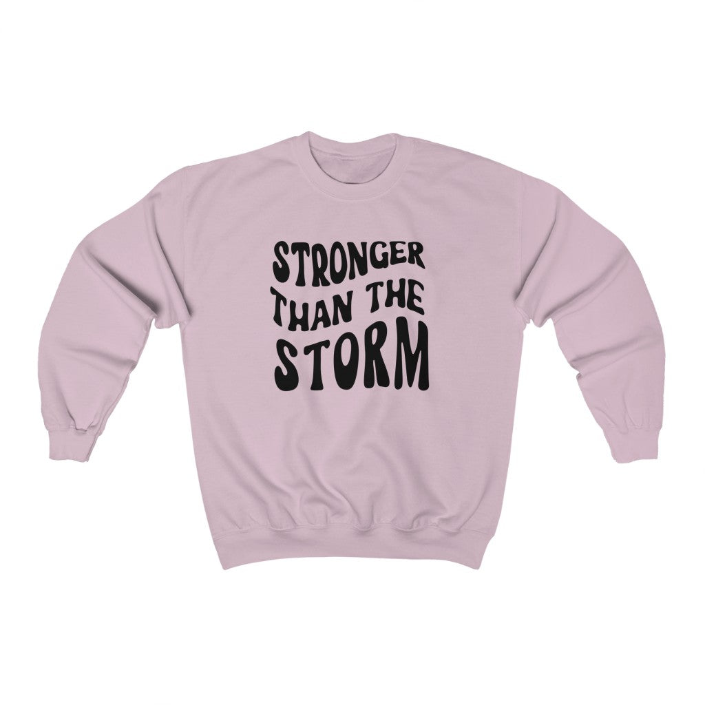 Stronger Than the Storm- Unisex Heavy Blend™ Crewneck Sweatshirt - huserdesigns