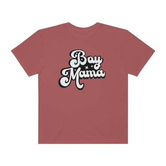 A relaxed fit Boy Mama Tee, crafted from 100% ring-spun cotton. Garment-dyed for extra coziness, with double-needle stitching for durability and a seamless design for a sleek look.
