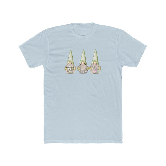 Happy Easter Gnome-  Cotton Crew Tee - huserdesigns