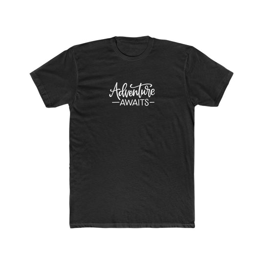 Adventure Awaits-  Cotton Crew Tee - huserdesigns