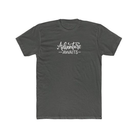 Adventure Awaits-  Cotton Crew Tee - huserdesigns