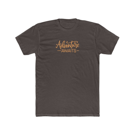 Adventure Awaits-  Cotton Crew Tee - huserdesigns