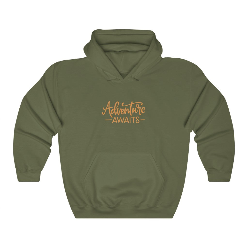 Adventure Awaits- Hooded Sweatshirt - huserdesigns