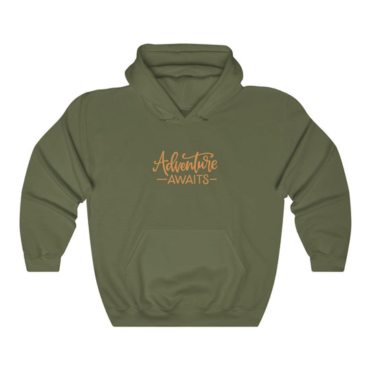 Adventure Awaits- Hooded Sweatshirt - huserdesigns