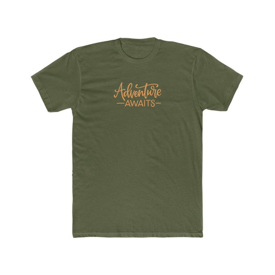 Adventure Awaits-  Cotton Crew Tee - huserdesigns