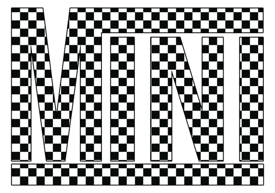 A black and white checkered pattern tee for toddlers, featuring soft, durable fabric perfect for sensitive skin. Ideal for their first adventures. Made of 100% combed, ring-spun cotton. Classic fit.