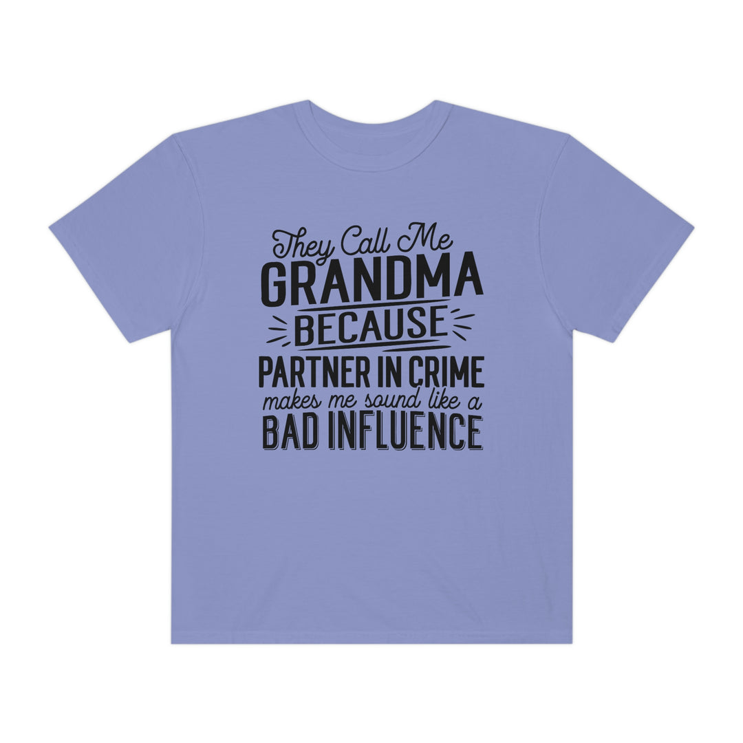 Grandma Tee: Ring-spun cotton t-shirt with a relaxed fit, double-needle stitching, and seamless design. Soft-washed and garment-dyed for extra coziness. Durable and tubular-shaped. From 'Worlds Worst Tees'.